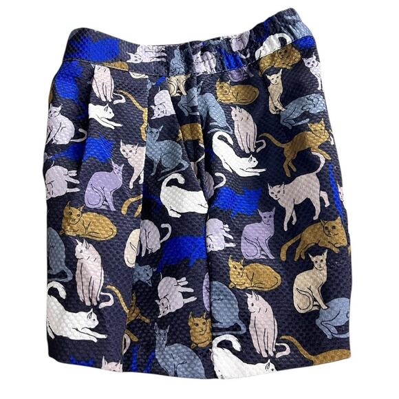 Women's H&M Cat High-Waisted Shorts Sz 2 Pleated Pockets 2" Inseam New - Picture 4 of 6